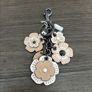 Coach Tea Rose Bag charm